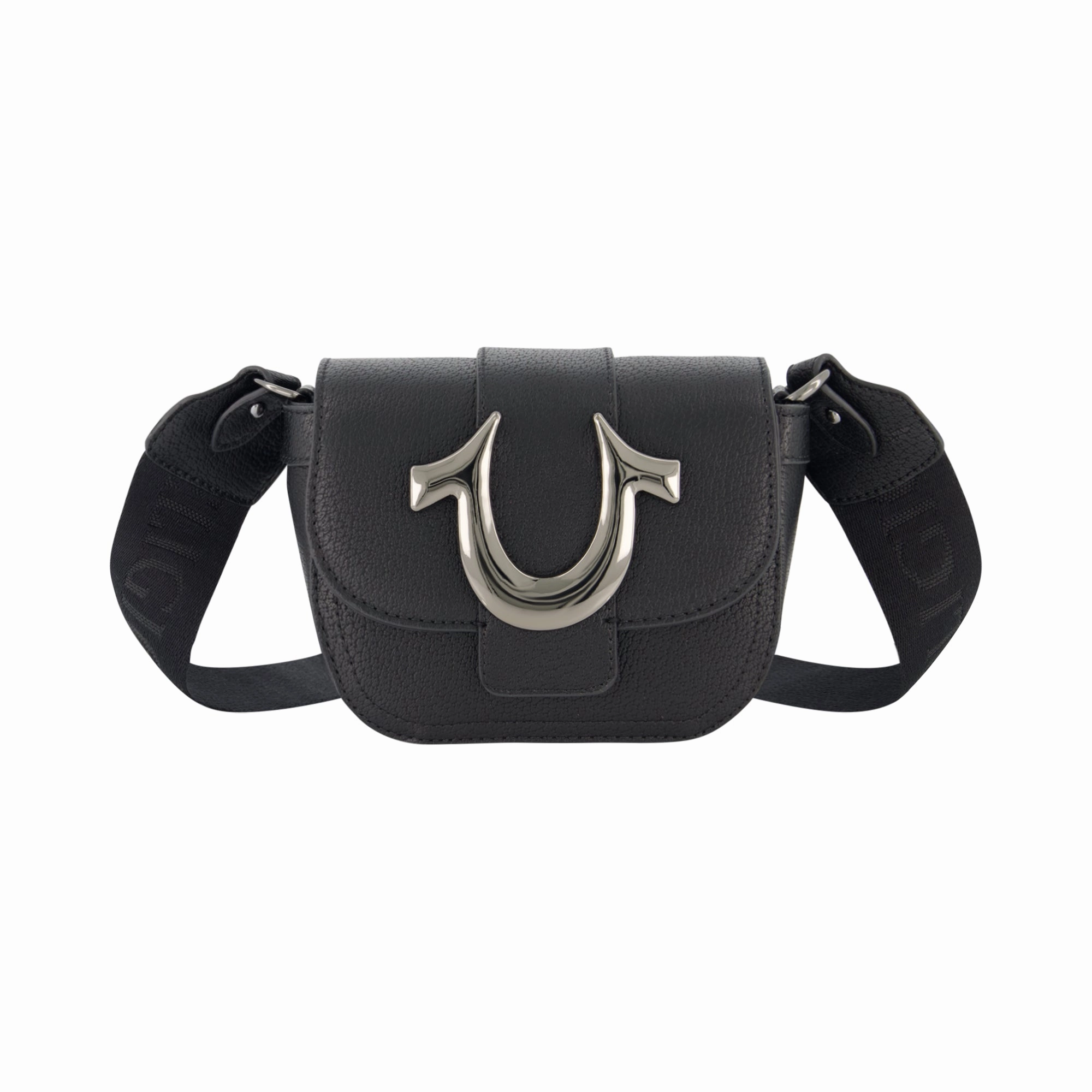 True Religion Mini Flap Dark Hardware Crossbody