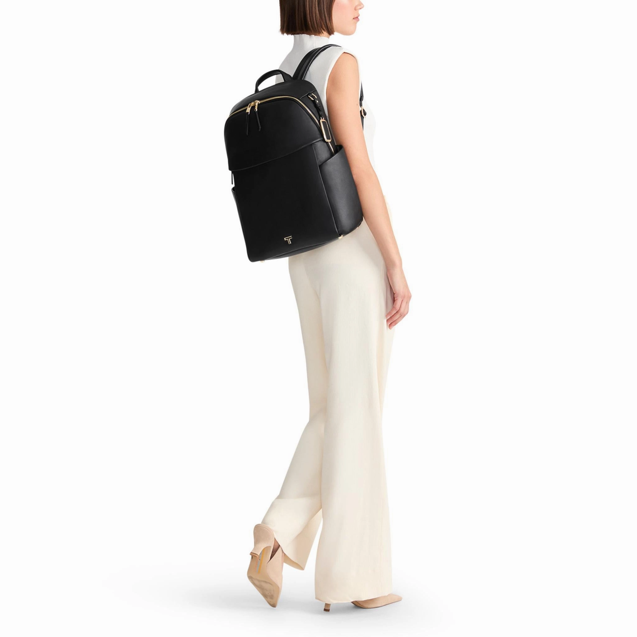 TUMI Voyageur Leather Raina Backpack
