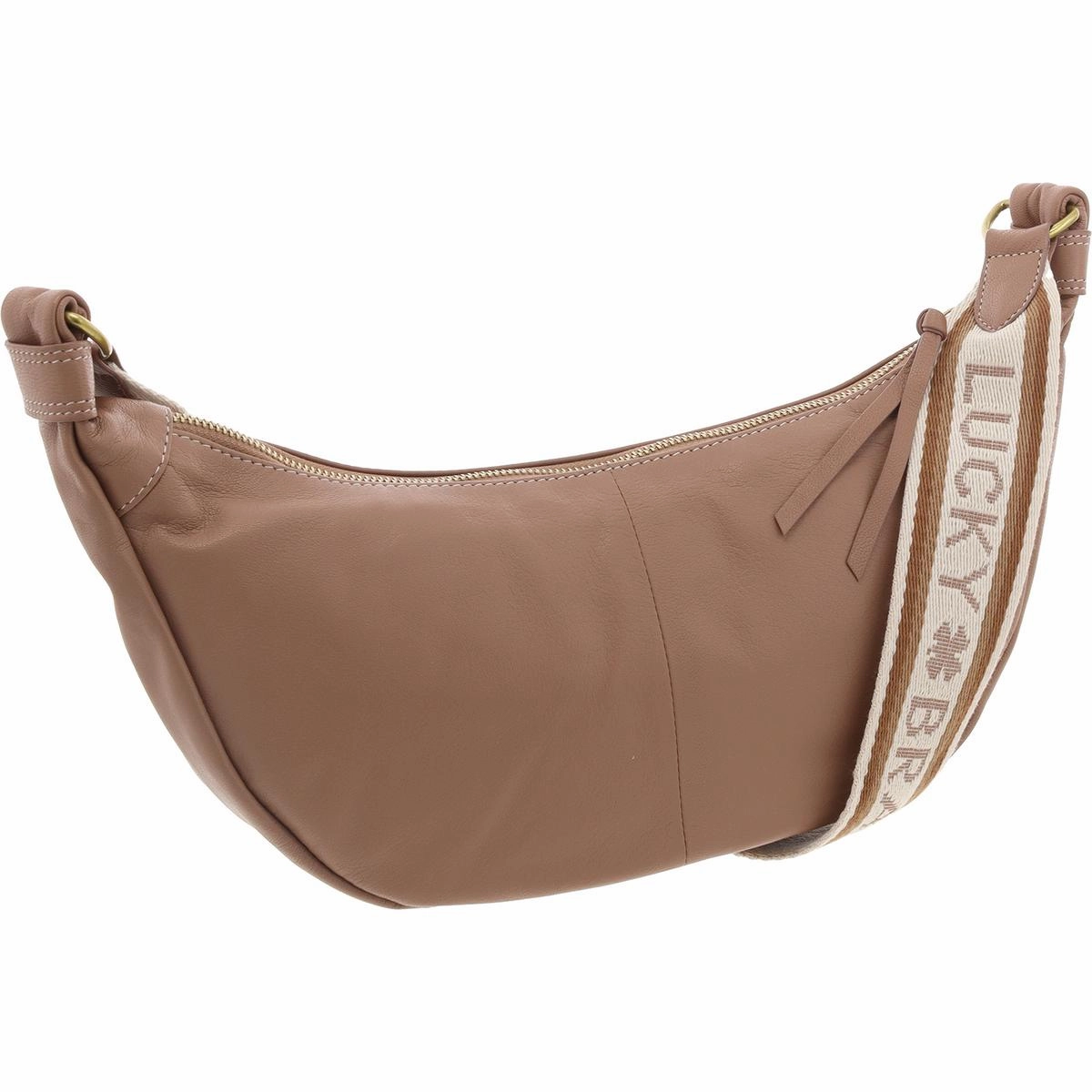 Tyra Womens Embossed Leather Crossbody Handbag