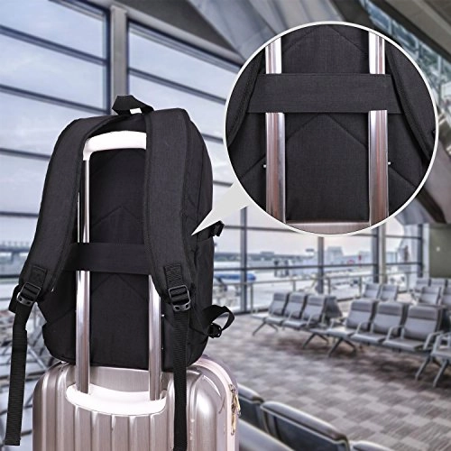 Tzowla Business Laptop Backpack Water Resistant Anti-Theft College Backpack with USB Charging