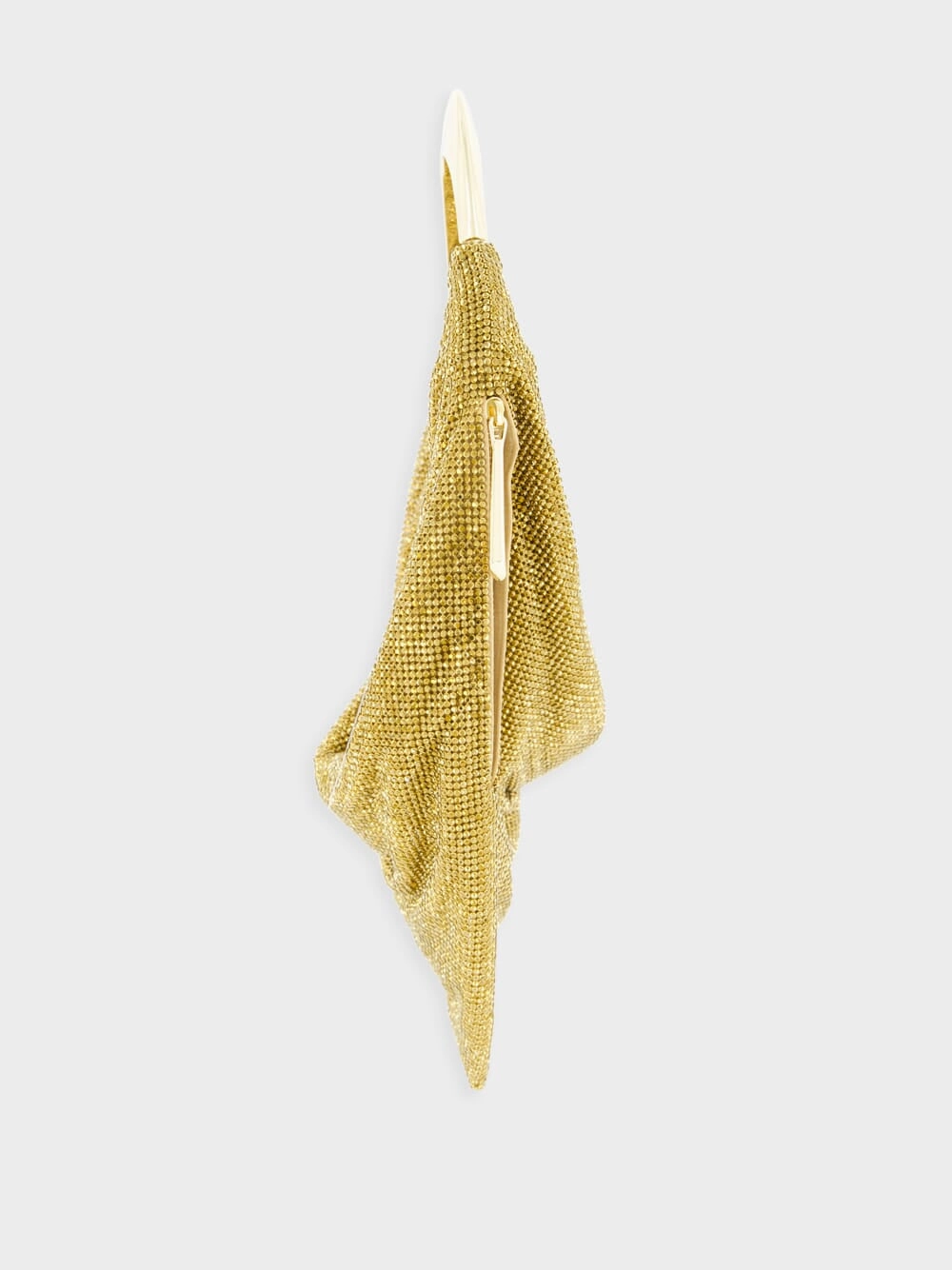 Ursolina Gold Crystal Mesh Bag