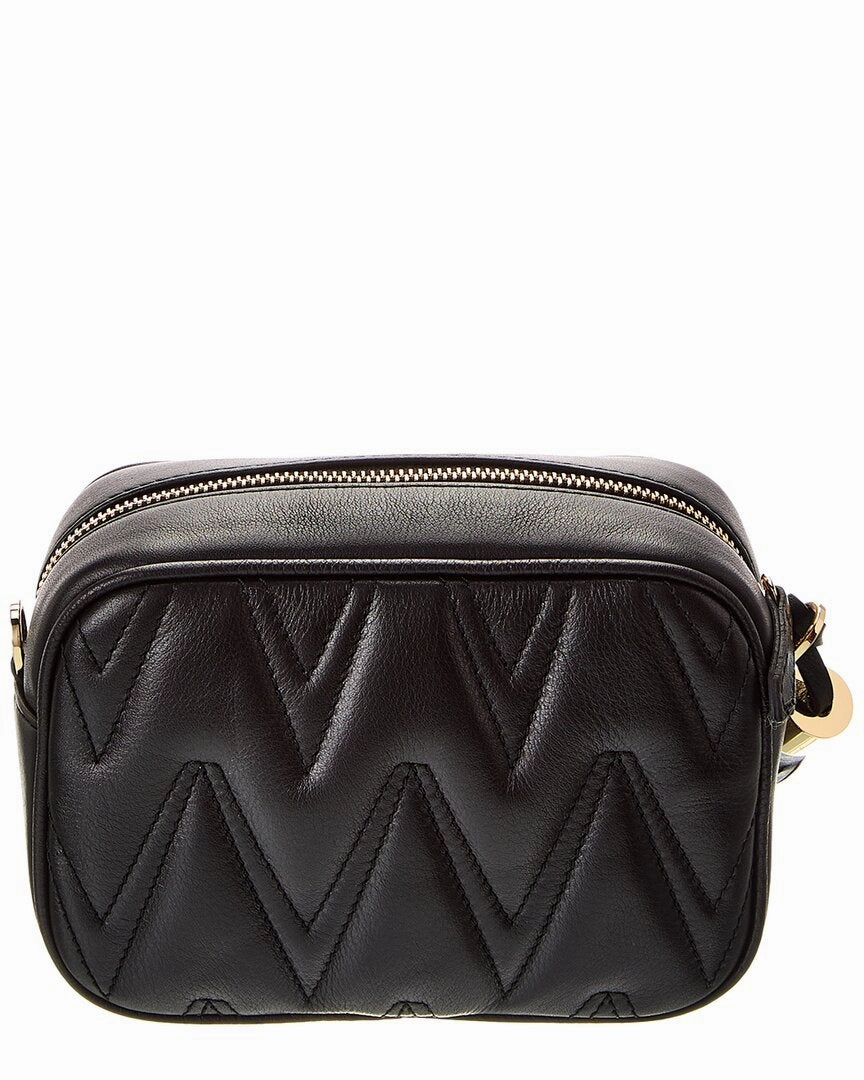 Valentino by Mario Valentino Amel Diamond Leather Crossbody