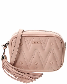 Valentino by Mario Valentino Amel Diamond Leather Crossbody