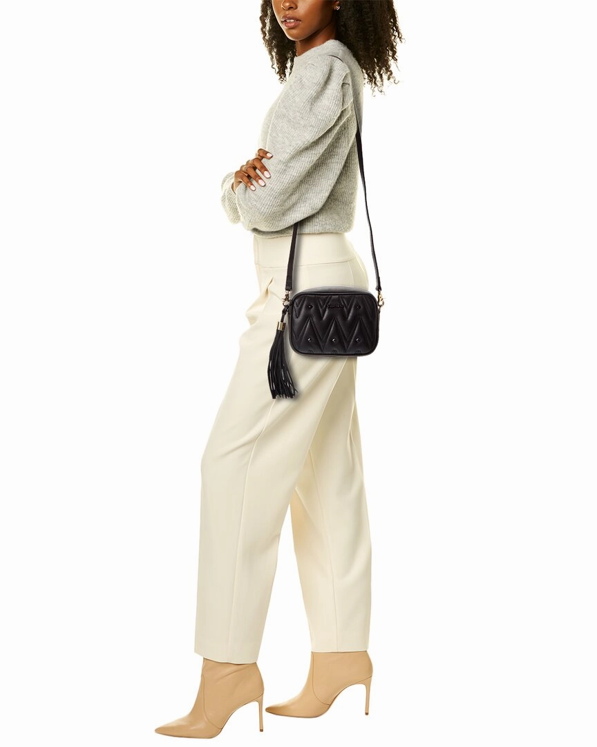 Valentino by Mario Valentino Amel Diamond Leather Crossbody