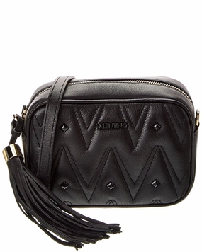 Valentino by Mario Valentino Amel Diamond Leather Crossbody