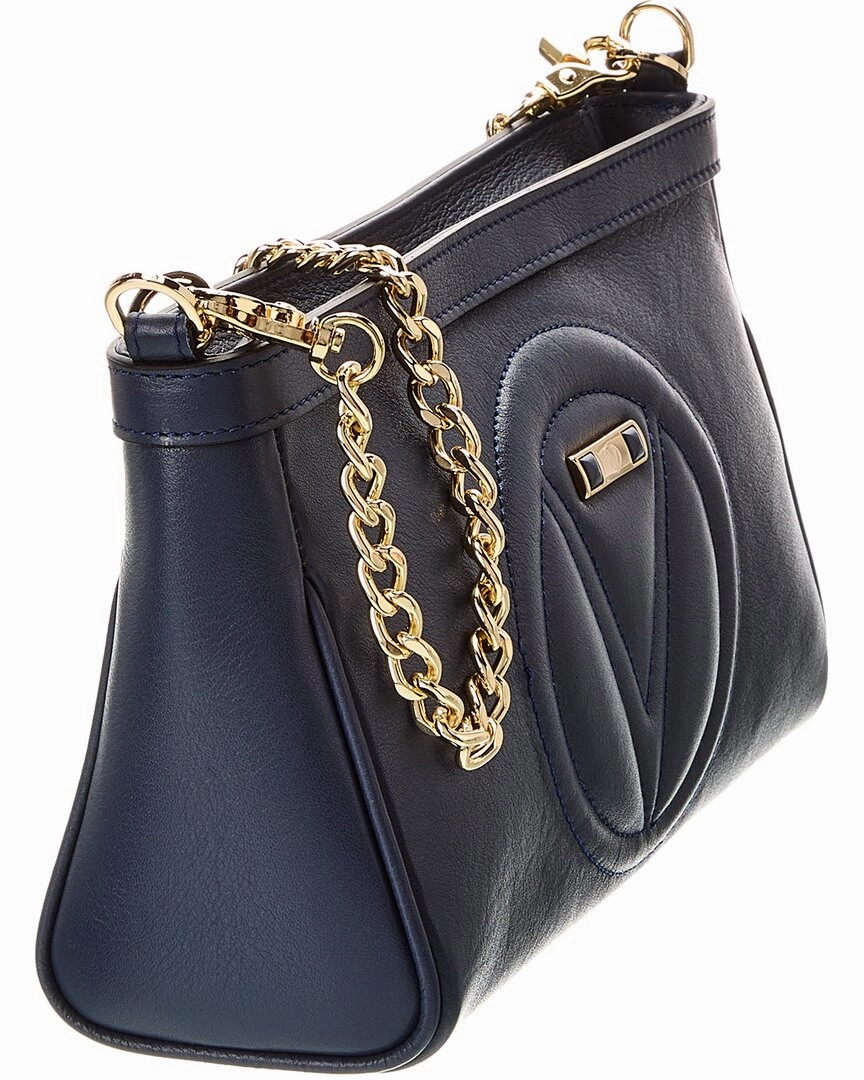 Valentino by Mario Valentino Celia Signature Leather Shoulder Bag