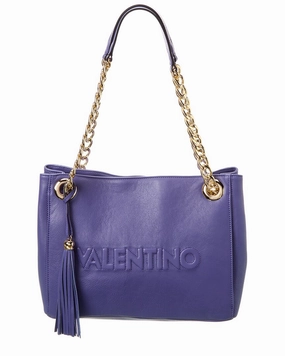 Valentino by Mario Valentino Luisa Embossed Leather Shoulder Bag