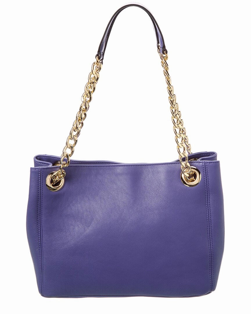 Valentino by Mario Valentino Luisa Embossed Leather Shoulder Bag