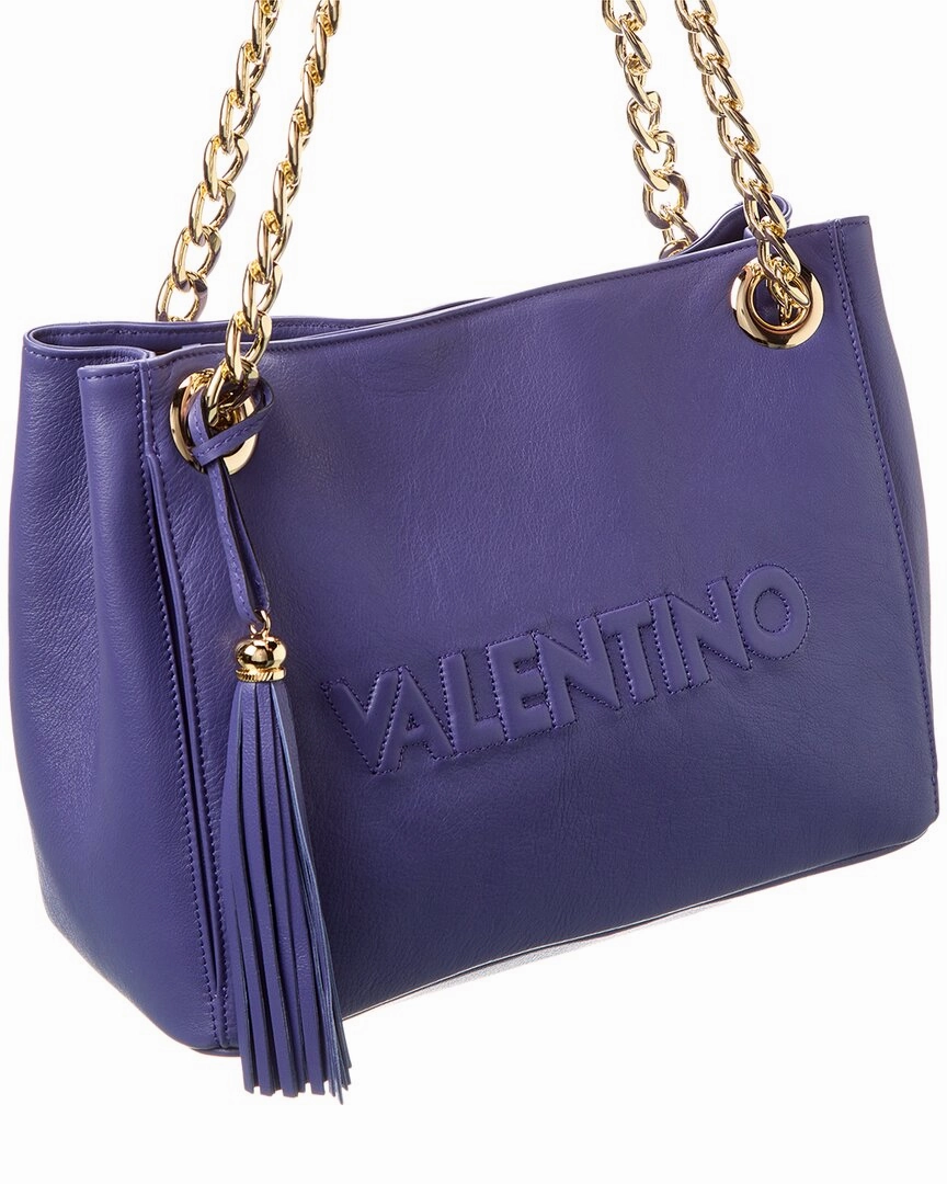 Valentino by Mario Valentino Luisa Embossed Leather Shoulder Bag