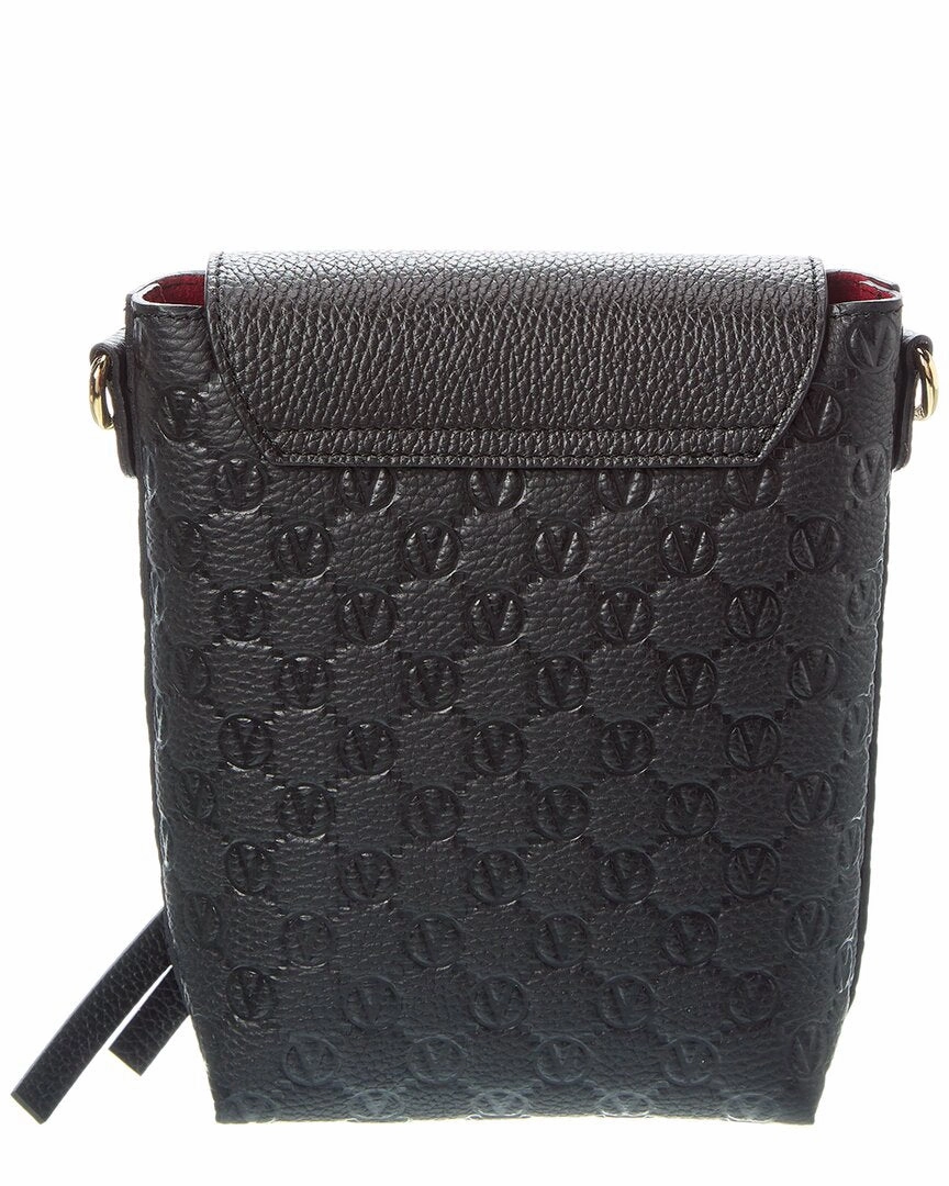 Valentino by Mario Valentino Salma Medallion Leather Crossbody