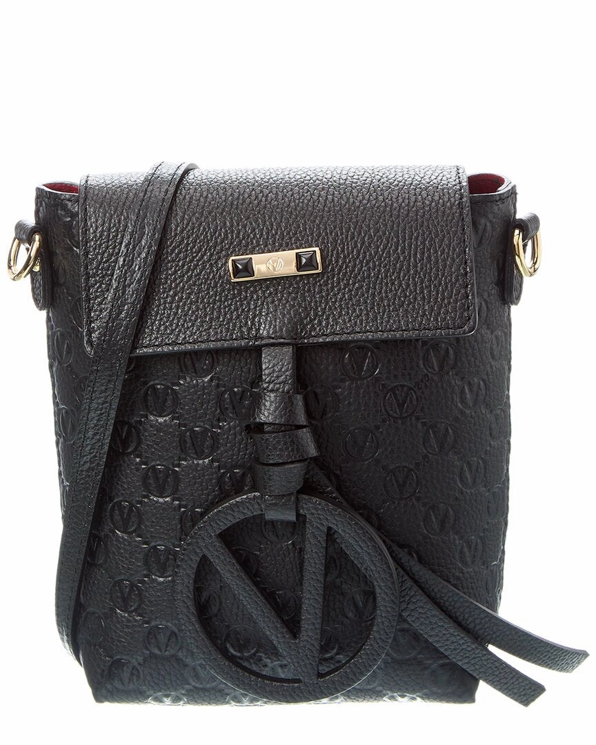 Valentino by Mario Valentino Salma Medallion Leather Crossbody