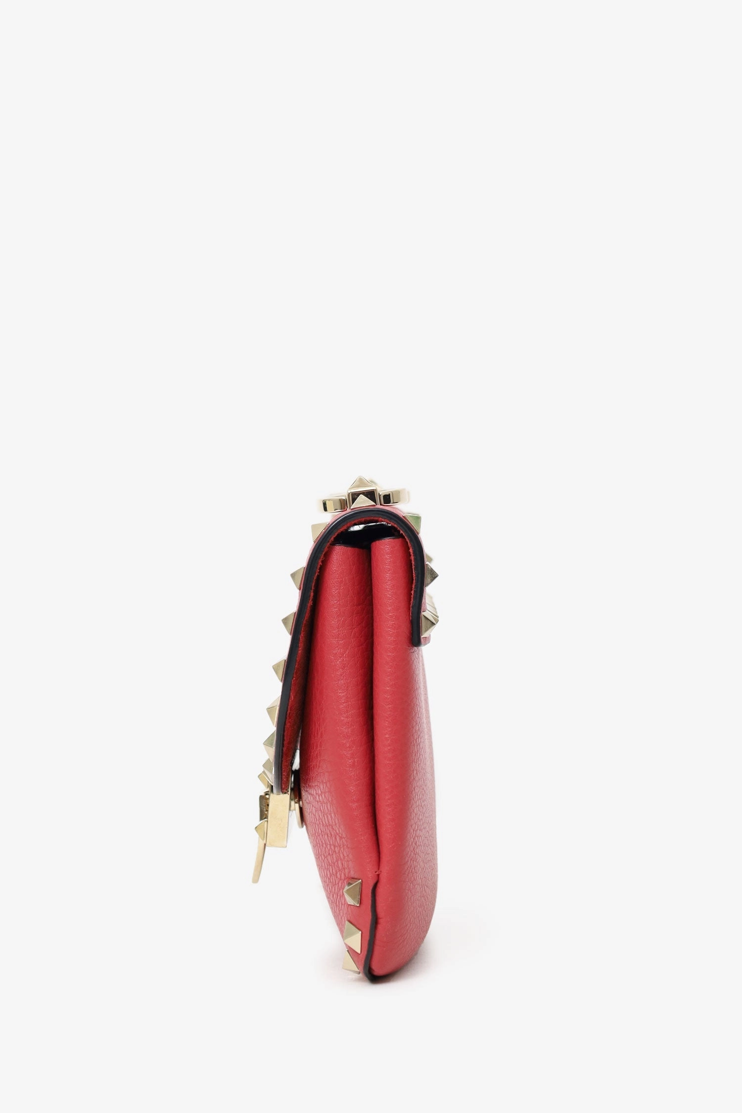 Valentino Red Leather Rockstud Crossbody