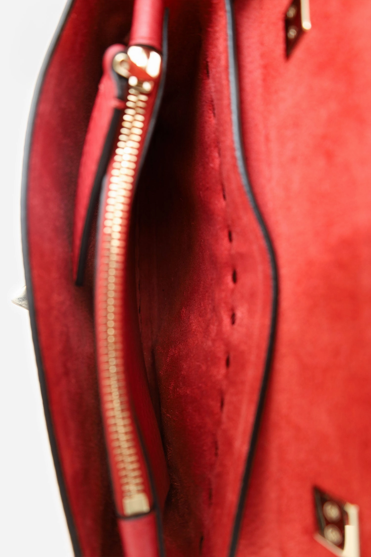 Valentino Red Leather Rockstud Crossbody