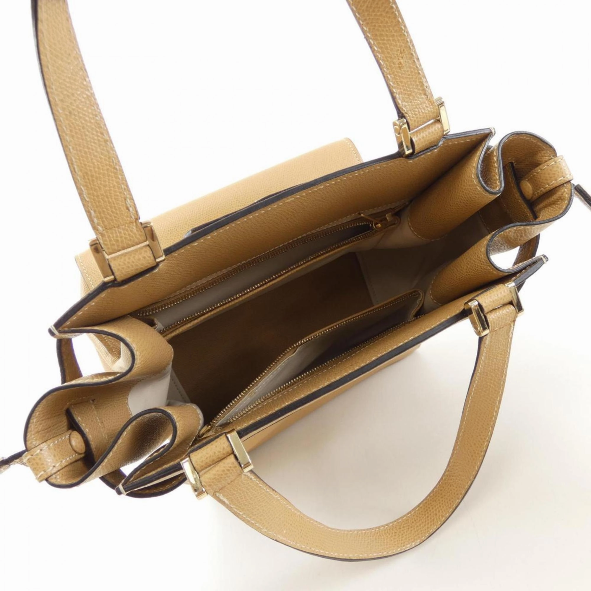 Valextra Leather Handbag (Pre-Owned)