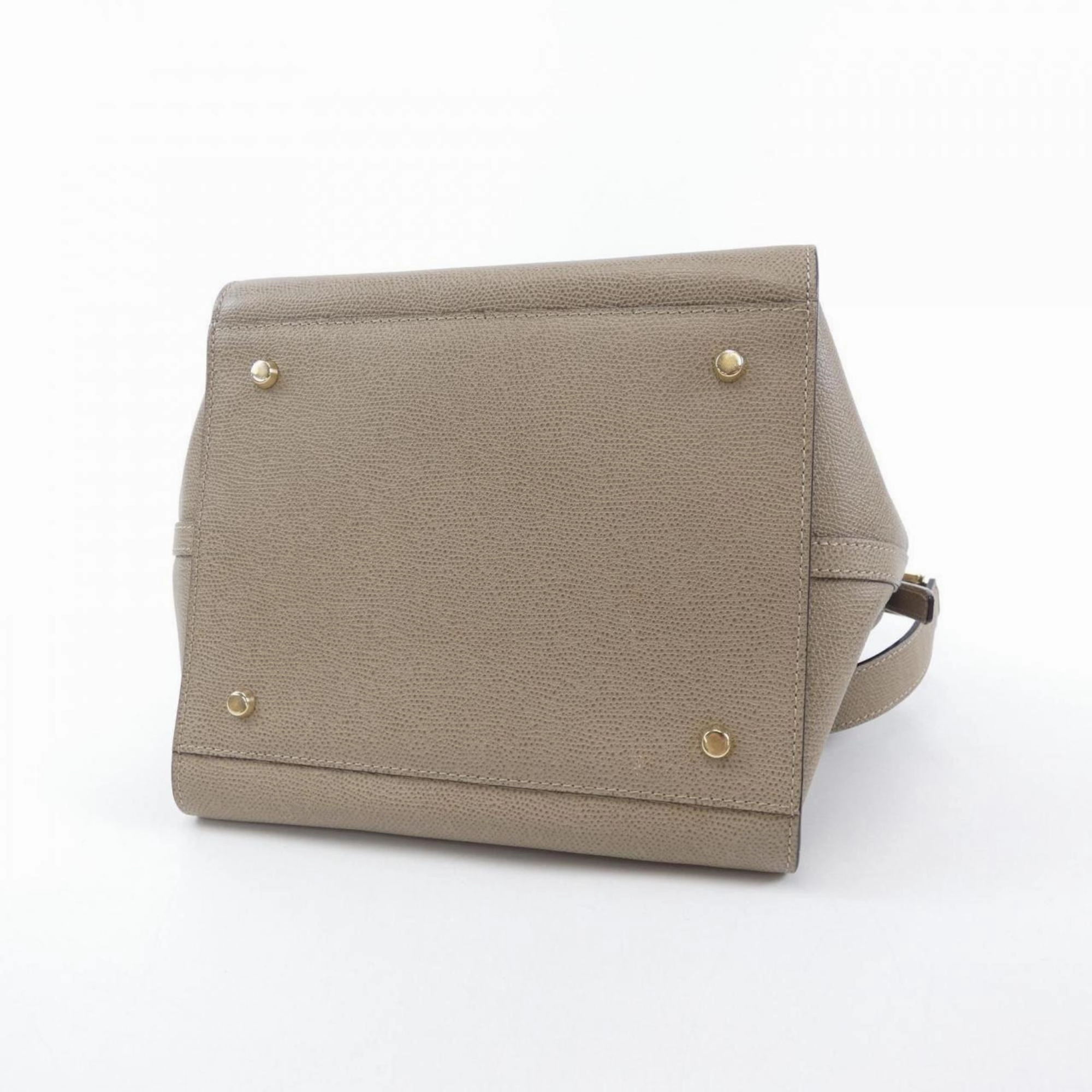Valextra Leather Handbag (Pre-Owned)