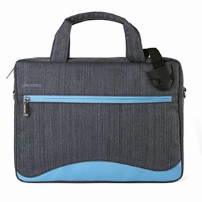 Vangoddy Wave Slim Blue Anti Theft Messenger Bag For Lenovo Flex / Thinkpad / Ideapad / Yoga /