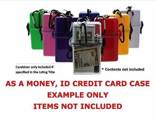 Vas Waterproof Dry Box- Beach, Boat & Pool - Money, Id, Key'S N More (9 Color Choices) (White)