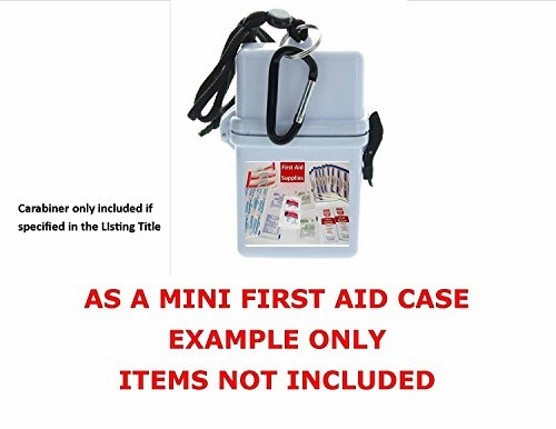 Vas Waterproof Dry Box- Beach, Boat & Pool - Money, Id, Key'S N More (9 Color Choices) (White)