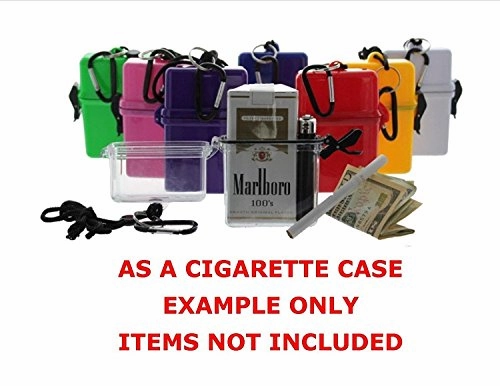 Vas Waterproof Dry Box- Beach, Boat & Pool - Money, Id, Key'S N More (9 Color Choices) (White)