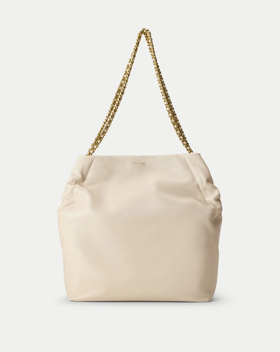Veronica Beard Leather Slouch Bag
