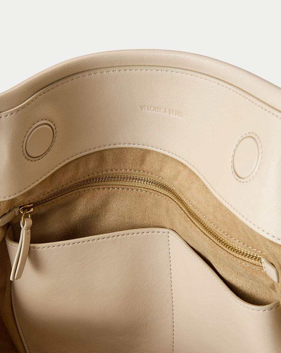 Veronica Beard Leather Slouch Bag