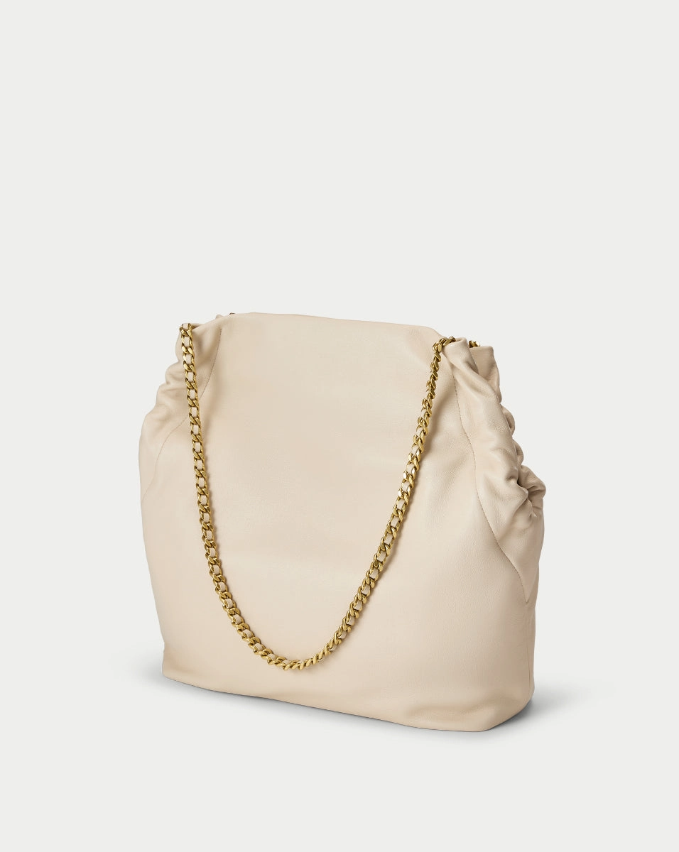 Veronica Beard Leather Slouch Bag
