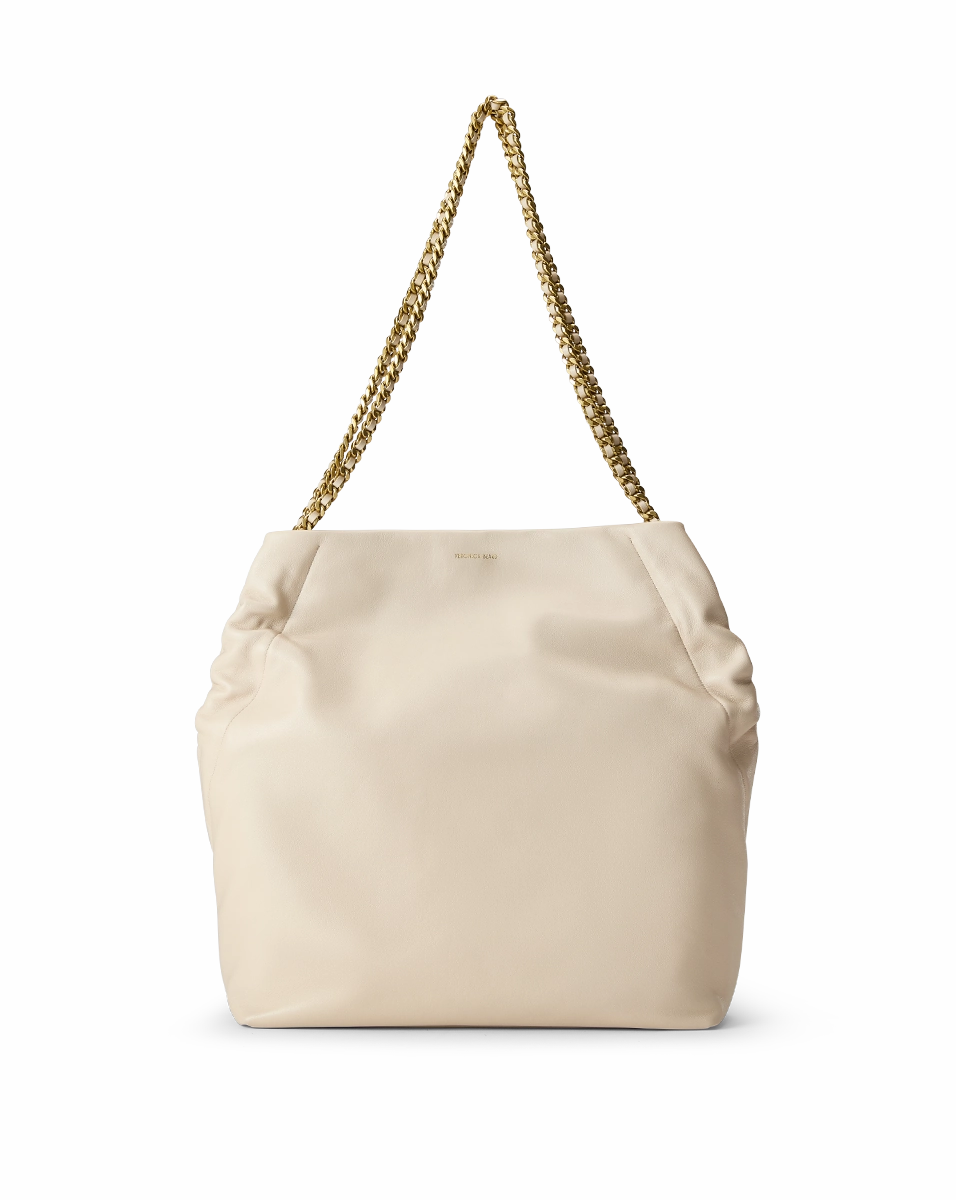 Veronica Beard Leather Slouch Bag