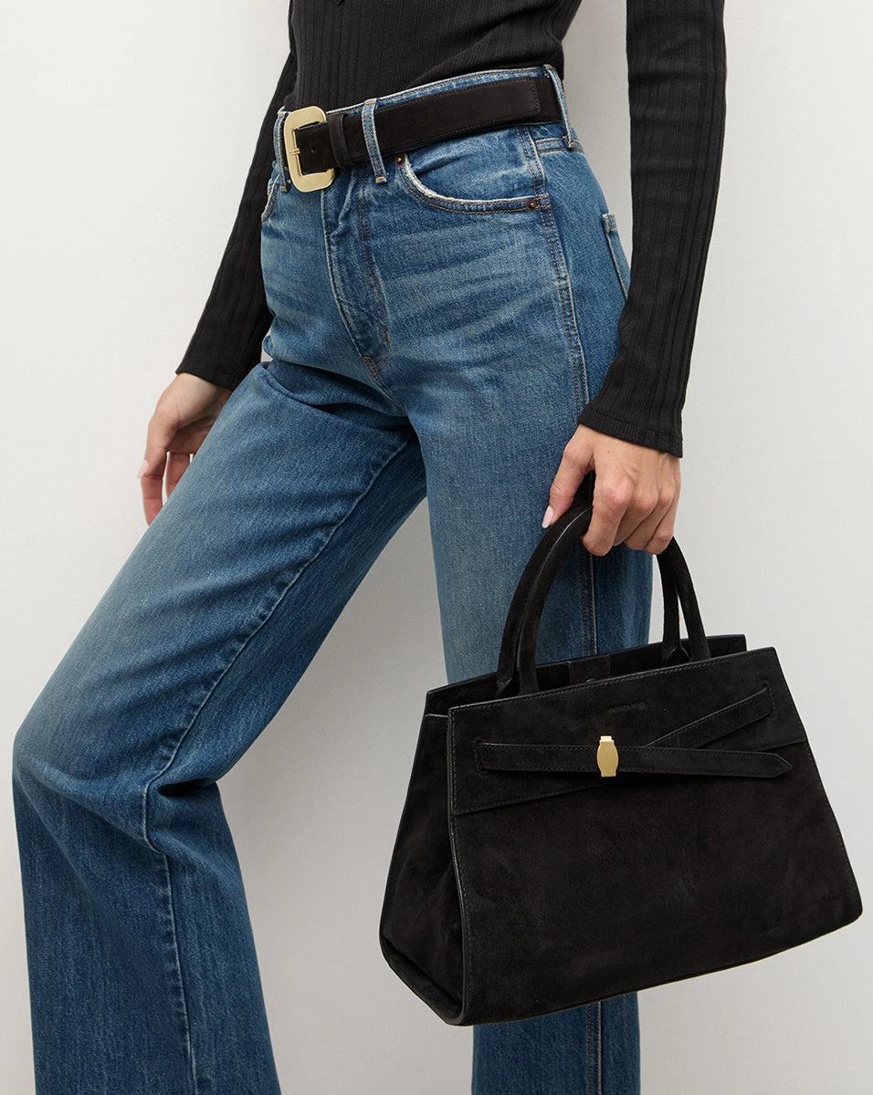 Veronica Beard Suede Dash Bag