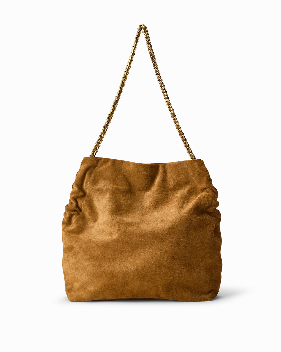 Veronica Beard Suede Slouch Bag