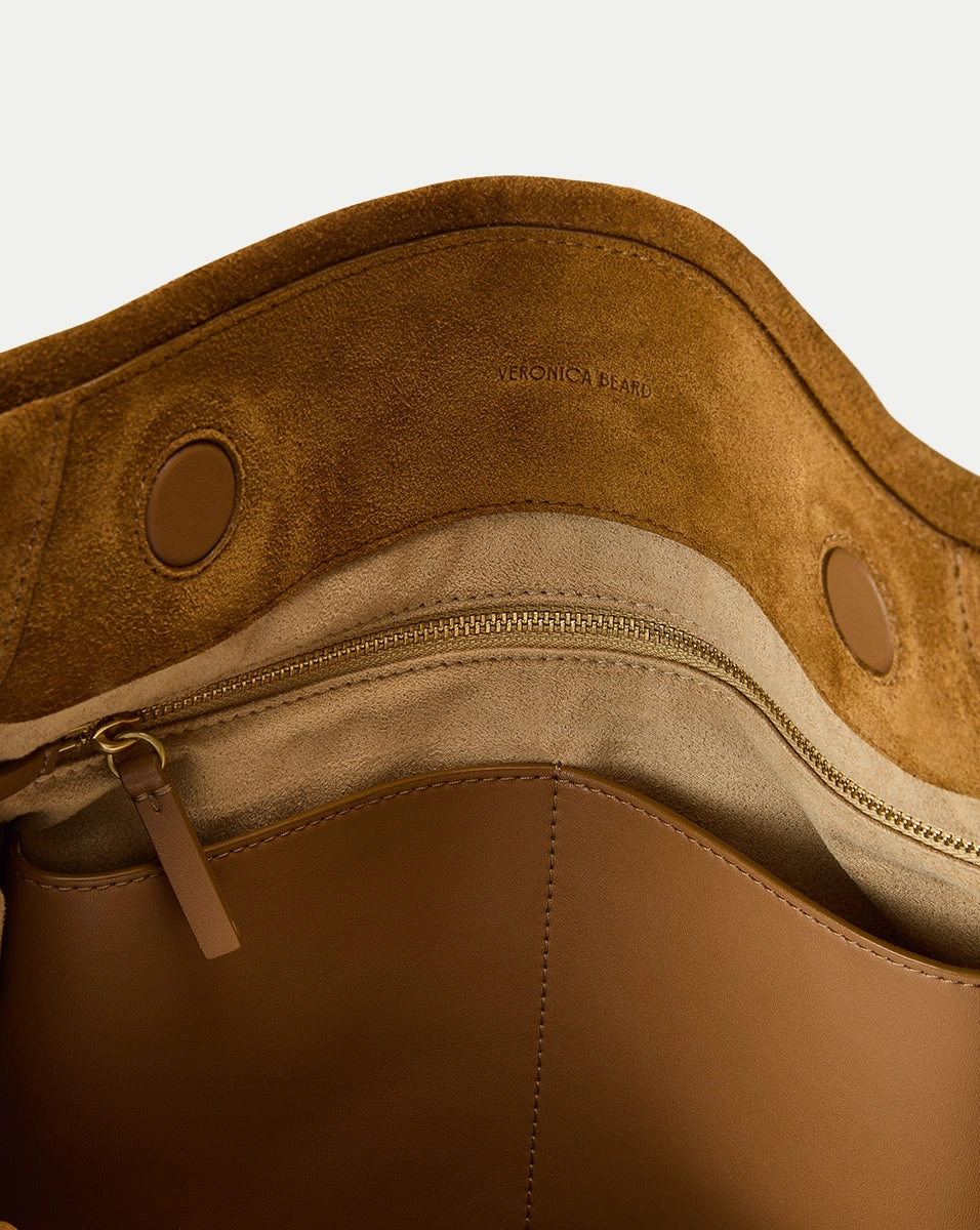 Veronica Beard Suede Slouch Bag