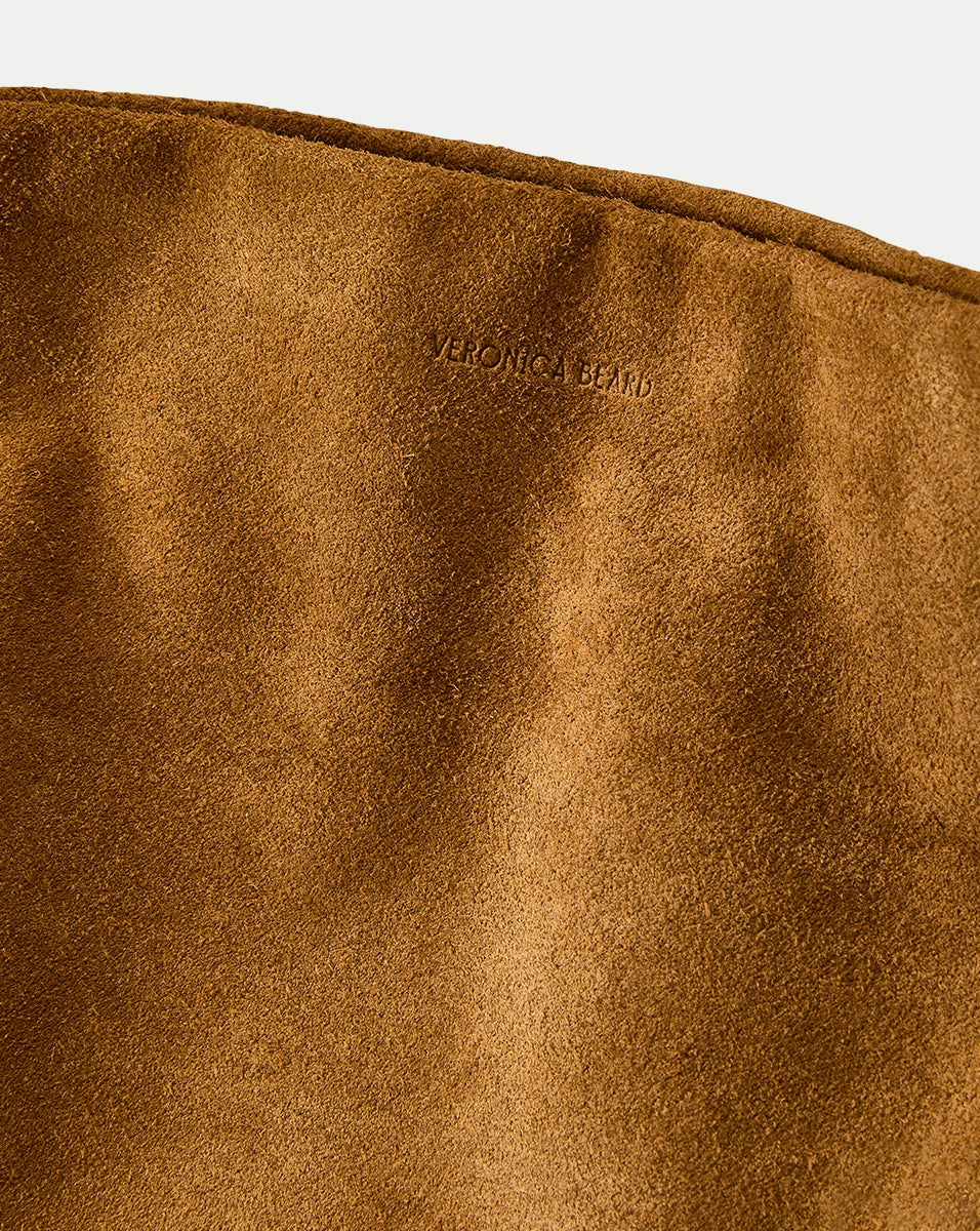 Veronica Beard Suede Slouch Bag