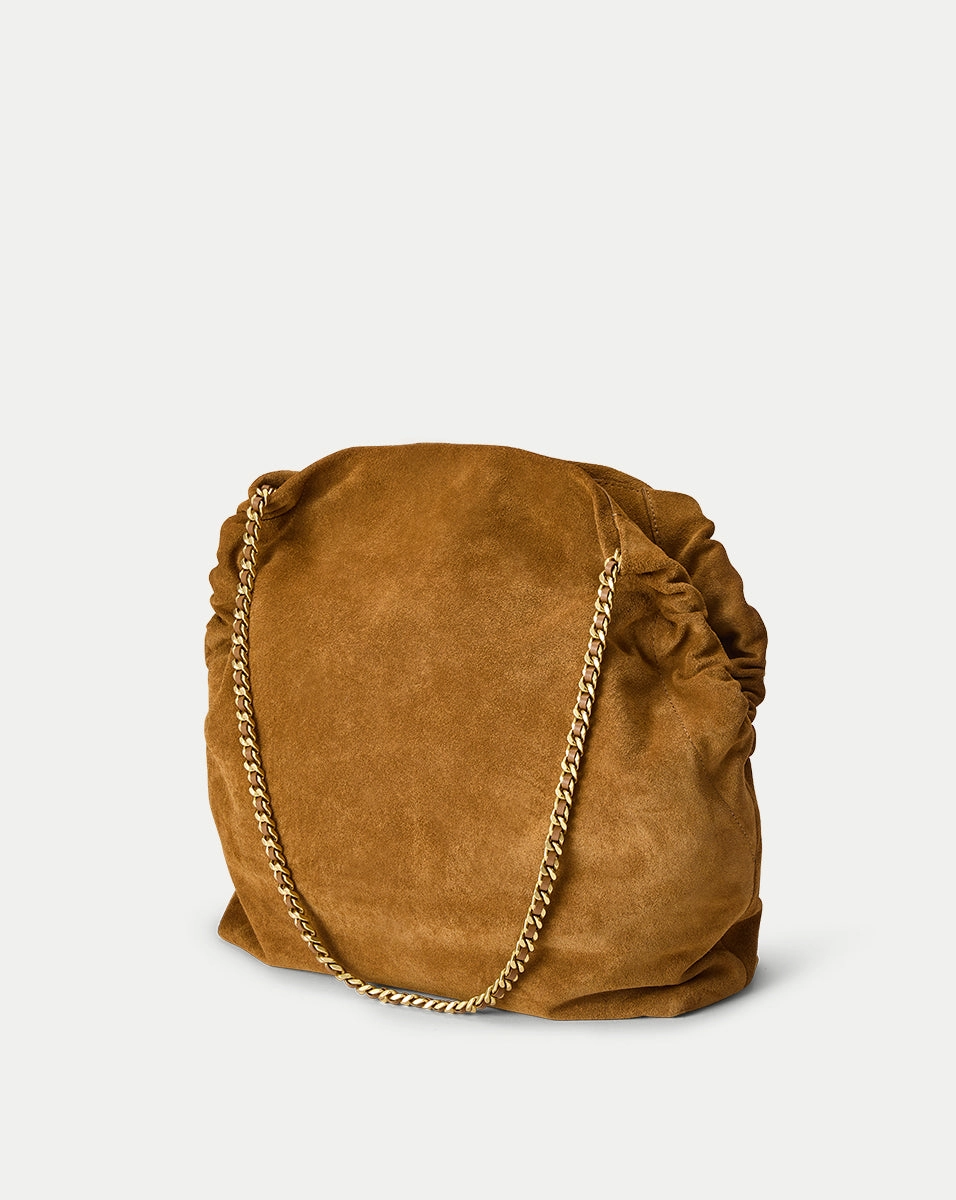 Veronica Beard Suede Slouch Bag