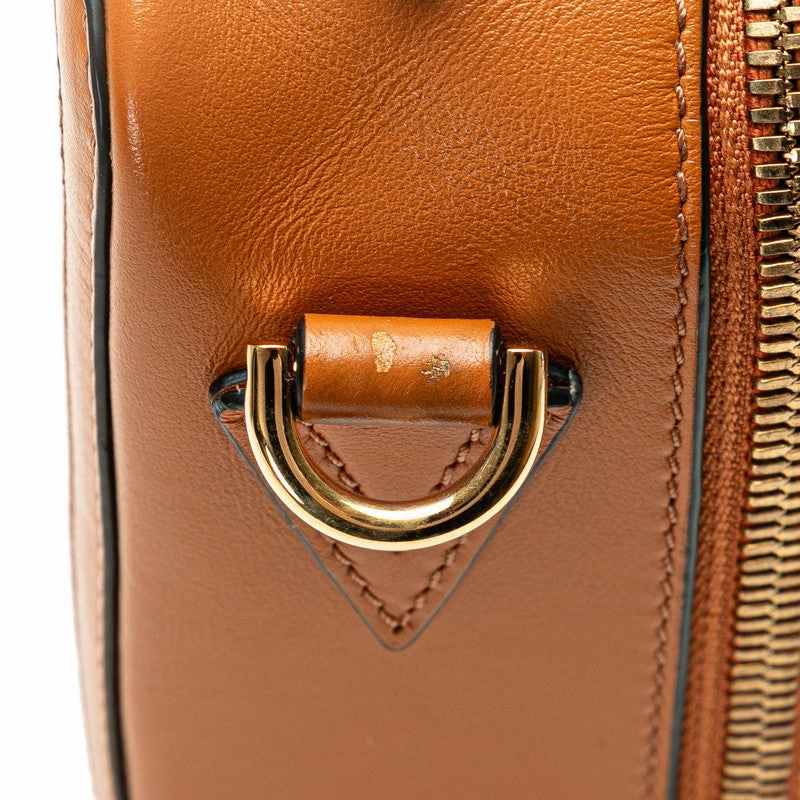 Versace Denim Leather Box Handbag 2WAY