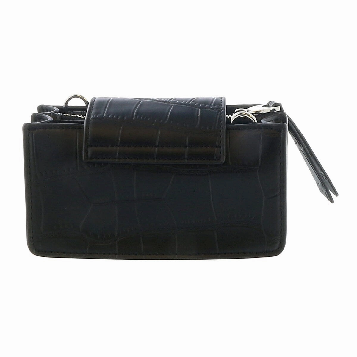 Versace Jeans Couture Black Rope Handle Embossed Mini Shoulder Bag for womens