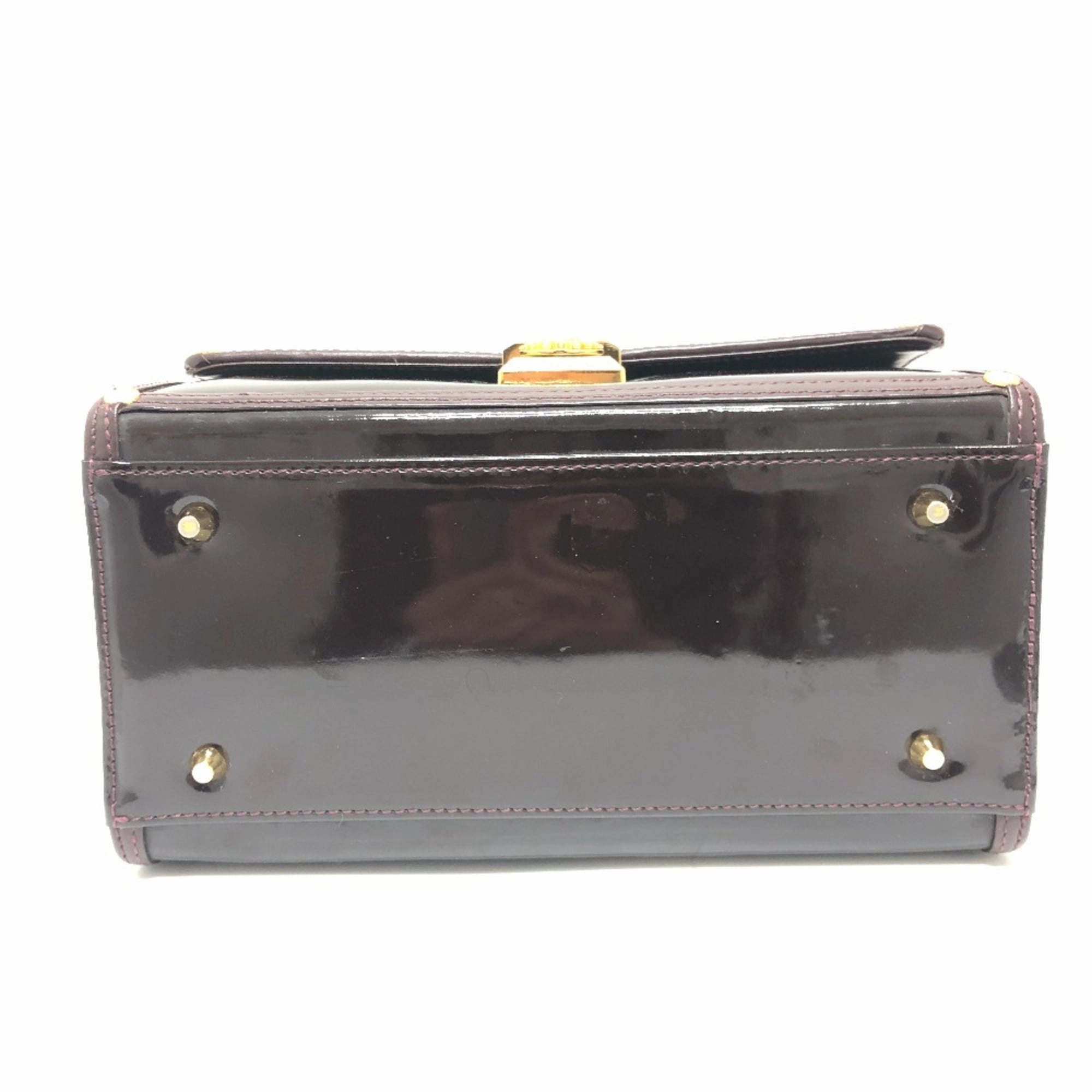 Versace  Patent Leather Handbag (Pre-Owned)