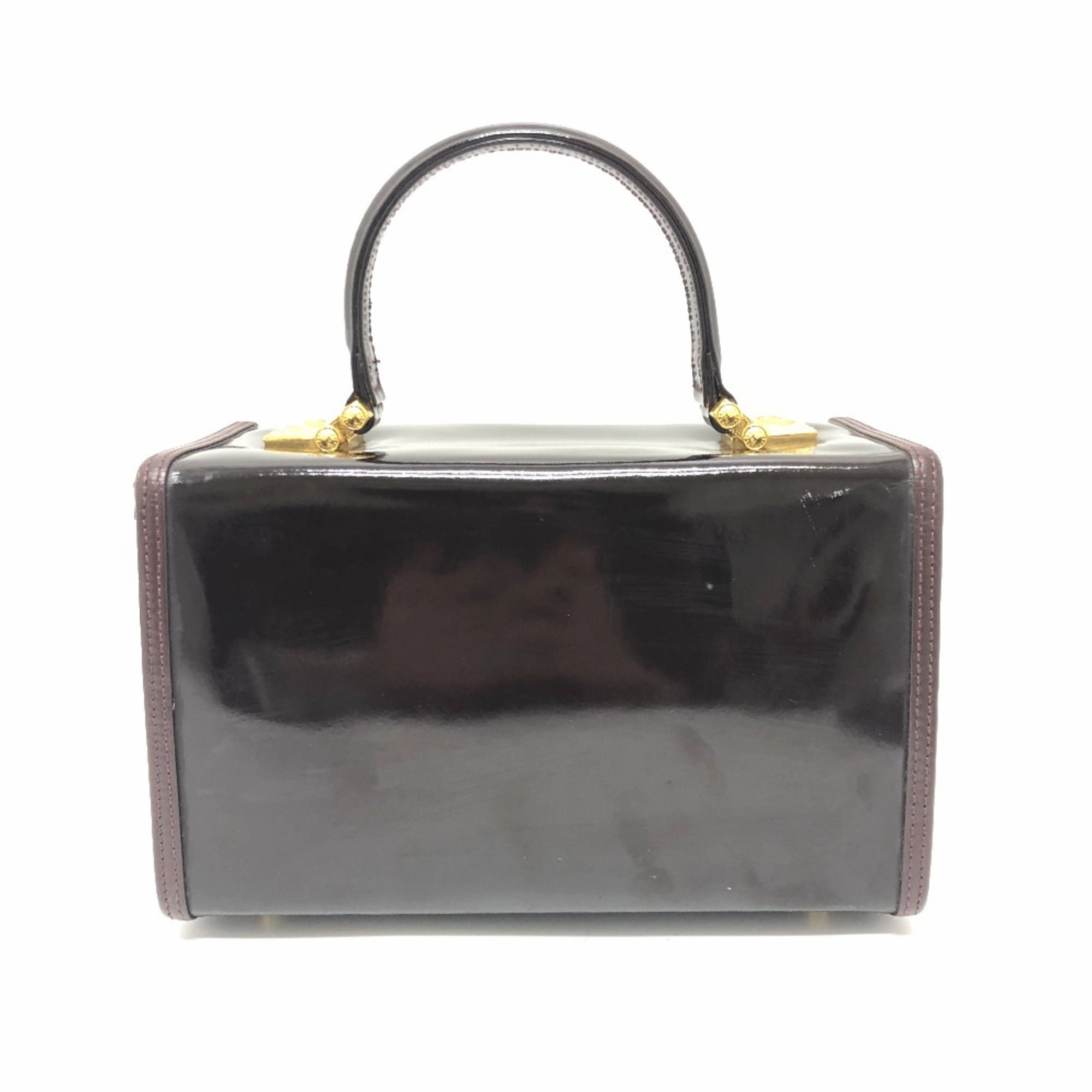 Versace  Patent Leather Handbag (Pre-Owned)