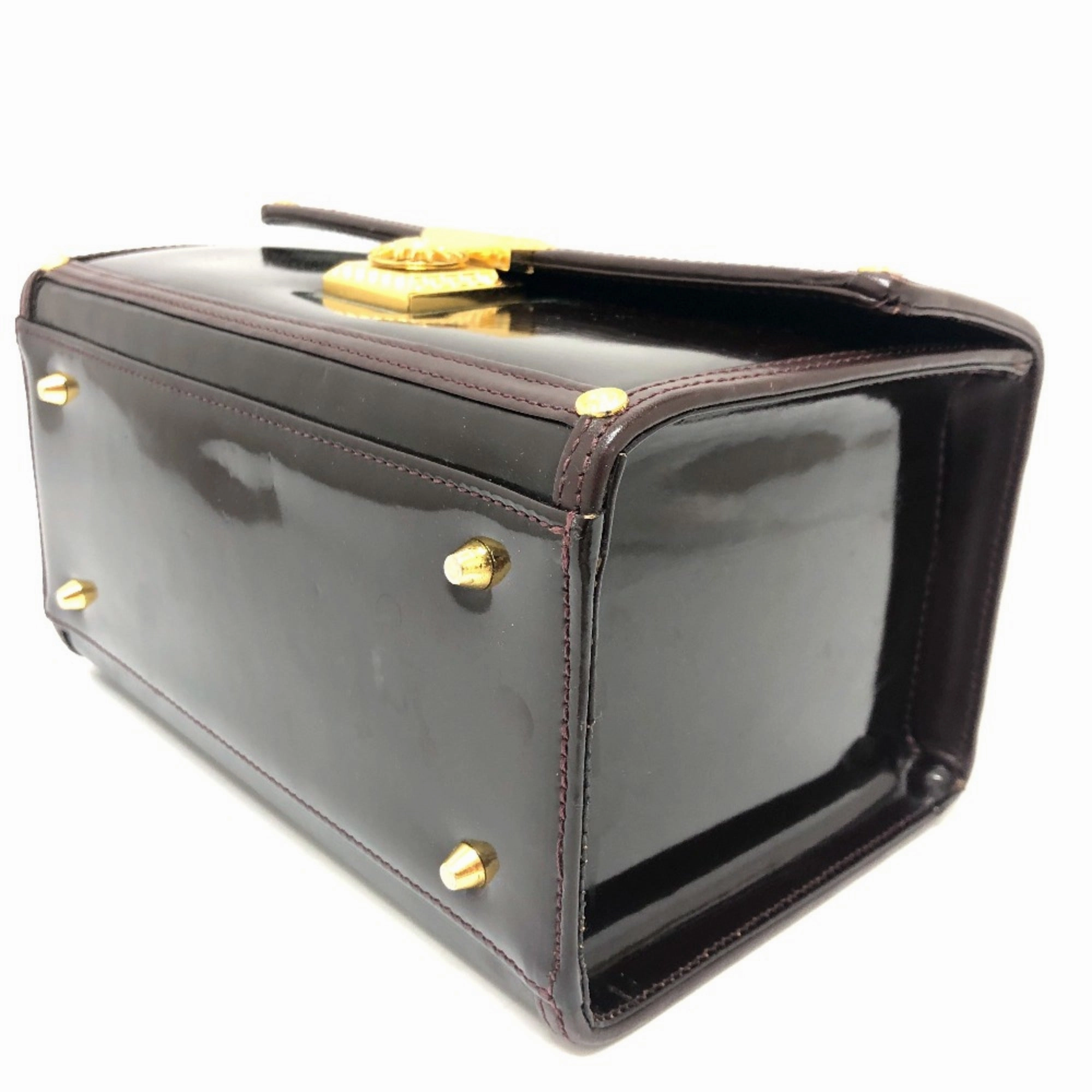 Versace  Patent Leather Handbag (Pre-Owned)