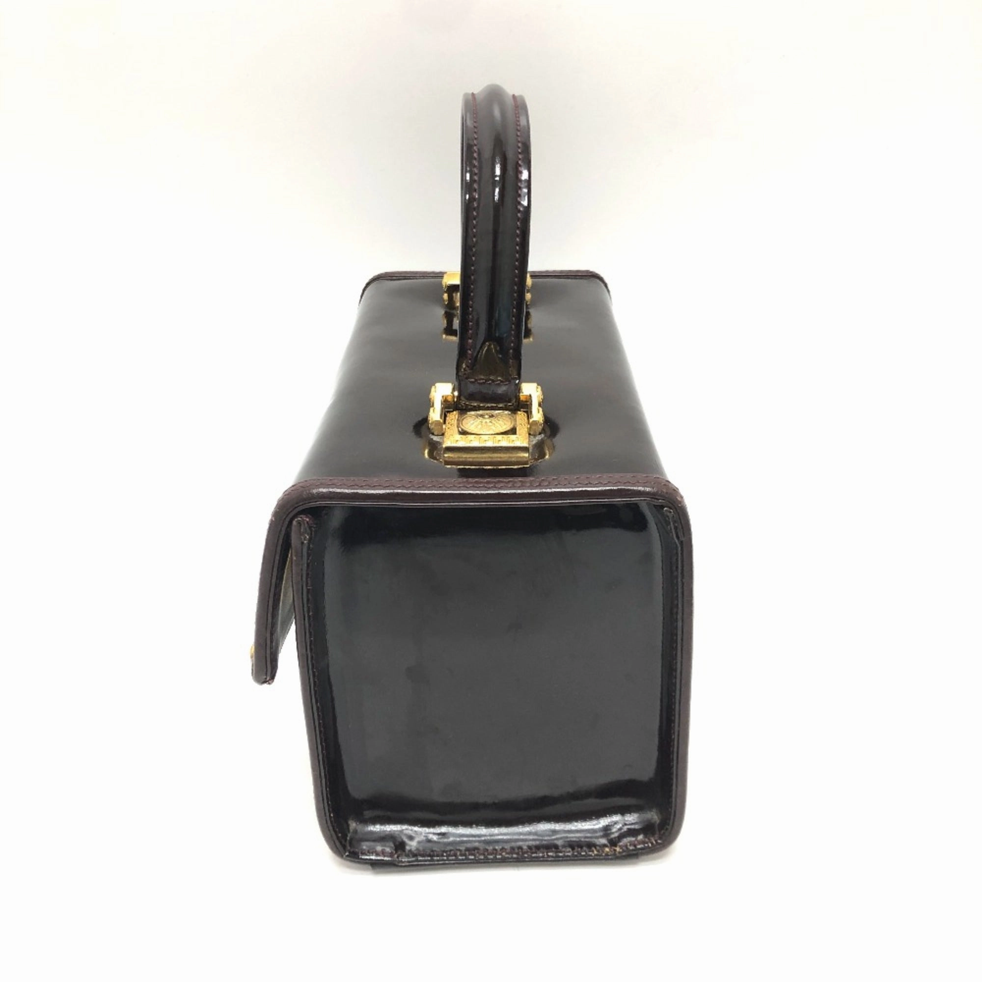 Versace  Patent Leather Handbag (Pre-Owned)