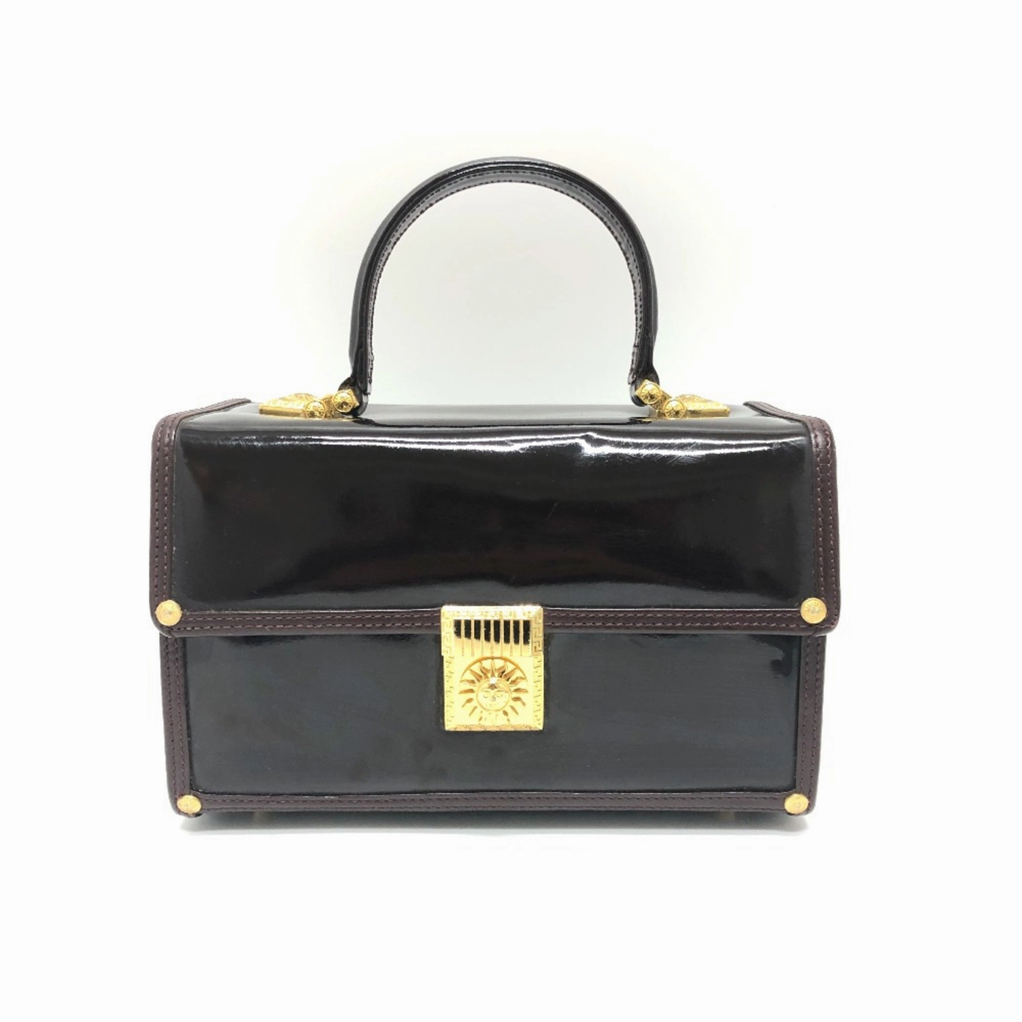 Versace  Patent Leather Handbag (Pre-Owned)