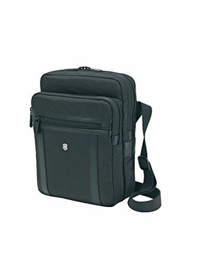 Victorinox Werks Professional Crossbody Tablet Laptop Messenger Bag, Black, One Size