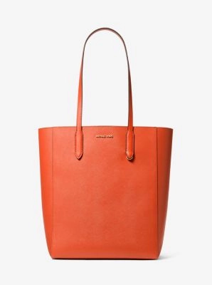 Vincent Large Saffiano Leather Tote Bag With Card Case