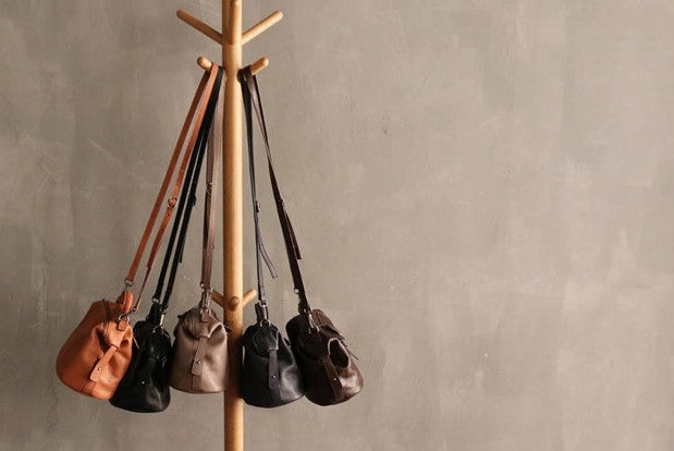 Vintage LEATHER WOMEN Handbag Purse SHOULDER BAG Purses FOR WOMEN
