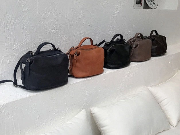 Vintage LEATHER WOMEN Handbag Purse SHOULDER BAG Purses FOR WOMEN