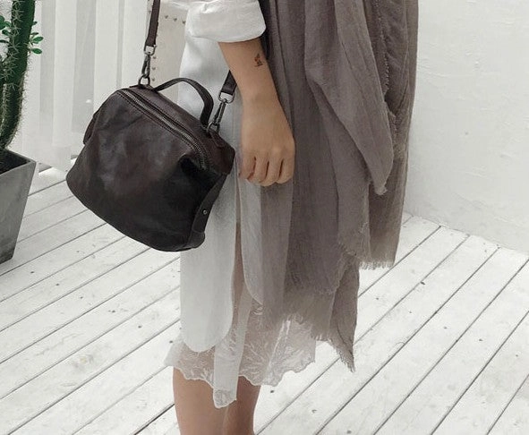 Vintage LEATHER WOMEN Handbag Purse SHOULDER BAG Purses FOR WOMEN