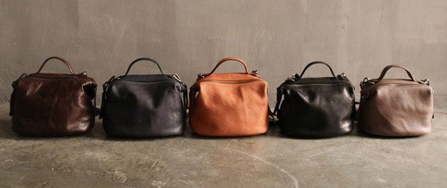 Vintage LEATHER WOMEN Handbag Purse SHOULDER BAG Purses FOR WOMEN