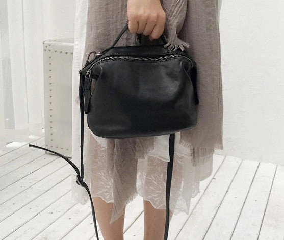 Vintage LEATHER WOMEN Handbag Purse SHOULDER BAG Purses FOR WOMEN