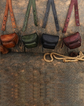 Vintage Leather Womens Saddle Shoulder Bag Saddle Crossbody Purse for Women