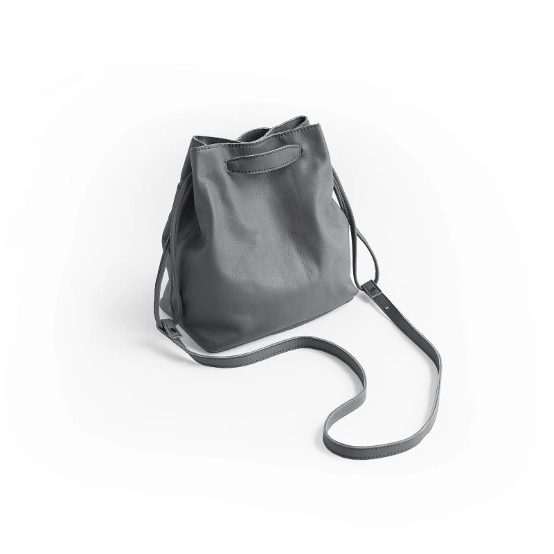 Vintage WOMENs LEATHER Bucket Purse Bucket Shoulder Purse FOR WOMEN