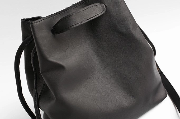 Vintage WOMENs LEATHER Bucket Purse Bucket Shoulder Purse FOR WOMEN