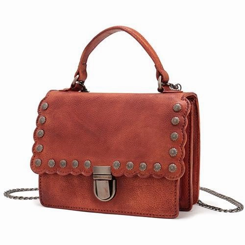 Vintage Womens Leather Handbags Purse Green Satchel Handbags Shoulder Crossbody Bags for Ladies